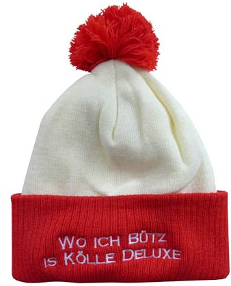 CHW Strickmütze | Wo ich bütz is Kölle Deluxe | Mütze Köln Kölnartikel Damen Herren