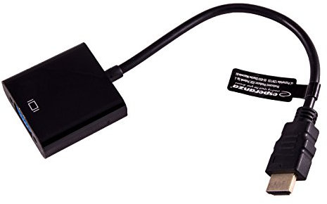 Gembird A-HDMI-VGA-04 Adaptateur et connecteur de câbles Noir - Adaptateurs et connecteurs de câbles (HDMI, VGA, Male Connector/Female Connector, 15 m, Noir)