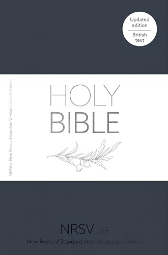 NRSVue Holy Bible, Navy Flexiback, Debossed Detail, Silver Ribbon Marker, British Text, NRSVue New Revised Standard Version Updated Edition, ... British Text in Soft-tone Flexiback Binding