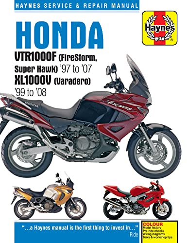 Honda VTR1000F (FireStorm, Super Hawk) 1997-2007 & XL1000V (Varadero) 1999-2008