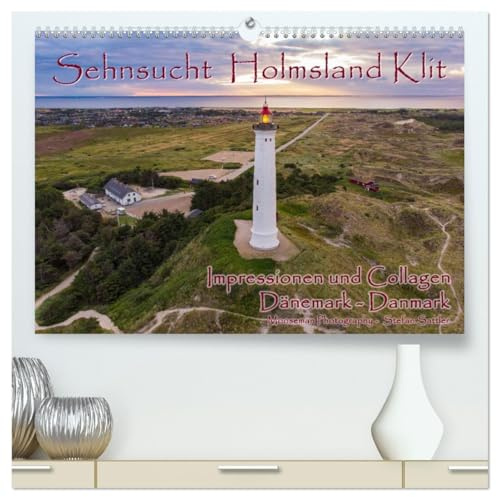 Sehnsucht Holmsland Klit – Impressionen und Collagen (hochwertiger Premium Wandkalender 2026 DIN A2 quer), Kunstdruck in Hochglanz: Fotografische ... Ausschnitt Jütlands (CALVENDO Orte)