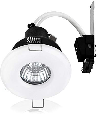 MiniSun | Gloss White GU10 Recessed Ceiling Downlight | Recessed Lighting, Home Décor & Improvement Essential