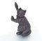 Antikas - Türstopper Schwarze Katze, Skulptur, Türöffner, schwarzer Kater sehr schwer
