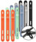 Ringke Cable Tie Silicona [paquete de 15] Colorido Soporte Reutilizable Correa Organizador Gestión para Laptop/iPad/MacBook Sujeción de Cables y Alambres