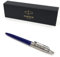 Personalisierter Parker Jotter Kugelschreiber Stift + Geschenkbox | Schaffen Sie ein ganz einzigartiges Geschenk | Lasergravur - Blau