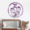 Baby Zwillinge Wandtattoos Horoskop Sternzeichen Kinder Babyzimmer Kinderzimmer Hauptdekoration Vinyl Fenster Aufkleber Niedlichen Kunst Wandbild 42X42 Cm