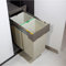 AZERODESIGN-Cubo Basura-Cubo de Basura Cocina-Cubos de Basura de Reciclaje-2 Compartimentos de 7L- Módulo 30 cm-40x45x25,5 cm-Sistema Guías Extraíbles de Acero-Fijación Inferior-Material Plástico PVC