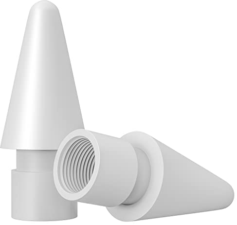 Pointes de Rechange Compatible pour Apple Pencil 1ère et 2ème génération - Lot 2 - Embout Mine Stylet Phonillico®