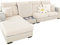 MINGPINHUIUS Sofa Sitzkissenbezug Stretch Sofabezug, Universal Elastisch Sofa Seat Cover, rutschfest Sofa Überzug Schonbezug für Sofakissen L-Förmig Chaiselongue Möbelschutz