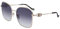 Liu Jo LJ155S 711 SHINY GOLD 57/19/140 Damen Sonnenbrillen