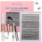 Eyelash Extension Kit 320Pcs Individual Lashes With Bond And Seal Lash Extension Kit Cluster Lashes With Eyelash Glue Remover Lash Tweezers Natural Eyelashes Soft Lash Clusters C D Curl 30+40D 10-16mm