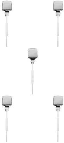 Angoily 5 Stück Toilettenwassertankteile Spültoilettenknopf Kunststoff-ersatzknopf Druckknopfspülung Abs-material Seitenmontage-spülknopf