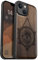 Carveit Funda para iPhone 13 Carcasa [Madera y Silicona Híbrido] Antigolpes Carcasa Compatible con MagSafe with Magnética Apple 13 Case (Nogal-Ojo de tormenta)