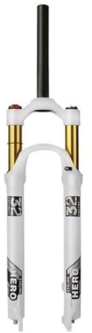 Fourche Vtt Fourche de vélo de montagne 120 mm de course Fourche en alliage d'aluminium et magnésium 26 pouces 27,5 pouces 29 pouces Fourche pneumatique Contrôle de verrouillage de l'essieu Fourche Vt