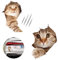 OQKAHIV 2 pcs Adesivi Per Gatti 3D, Adesivi Murali Gatti 3D, Adesivi murali Gatti, Adesivi gatti per auto, Gatto adesivi Rimovibile Auto Adesivo Decorazione, Divertente Decorazione Gattino Adesivo