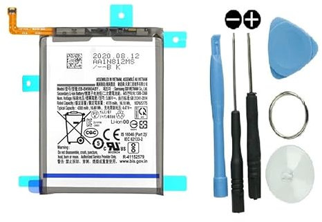 Batterie Compatible avec Samsung Note 20 5G, SM-N980F, SM-N980F/D, Savec kit de démontage Inclus