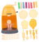 INOOMP 1 Ensemble Machine à crème glacée pour Enfants de Glace pour Enfant Mini Machine à crème glacée Jouets de Jeu de rôle pour Enfants Abdos Orange