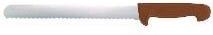 Roast Slicer, Serrated edge, 12 (300 mm), Brown handle