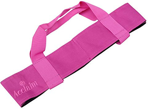 Acclaim Arles Nylon Two Bowl Level Lawn Flat Green Short Mat Indoor Outdoor Bowls Carrier (Dark Pink)