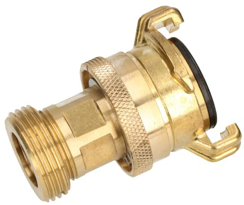 KOTARBAU® Raccord rapide avec filetage extérieur 1 pour tuyau d'arrosage rotatif à 360°