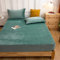 JIALIANG Flanell bettlaken Grün Flauschige spannbettlaken 150x200cm+30cm Flauschig Plüsch Flanell Bettlaken ca.für Boxspringbett Topper Matratze bis 30cm