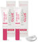 Renata Beauty Pack de 2 Colles à Cils Transparentes Premium, Waterproof, Tenue Toute la Journée, Tubes à Double Application, Hypoallergénique, Adhésif Incolore pour Faux Cils, 2x4ml