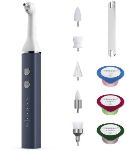Zahnaufhellungsset, Zahnaufhellungsset für Aufhellen der Zähne (3 Professionelle Zahnpasta im Lieferumfang), Zahnaufhellungsset wiederaufladbarer USB-C mit LED-Licht, 6 Köpfe, 5 Modi