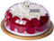 DKRAHRJJ Alzata per Torta a Cupola, Piatto da Dessert e Cupola per Dolci in Plastica Afternoon Tea Fruit Dessert Table Bread Pan, Tortiera per Cena Nuziale/29 * 14.5Cm