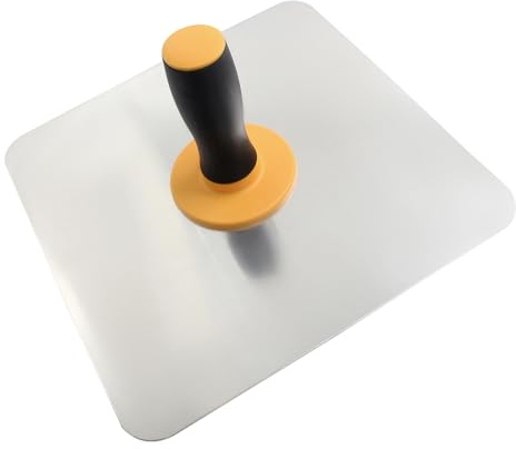 Biaungdo Aluminum Plaster Hawk, 12 Inch Mortar Board Holder with Soft Handle, Plastering Hawk Tool for Mortar, Drywall