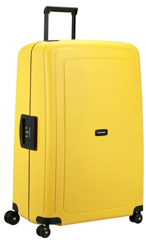 Samsonite S'Cure Renewed - Hartschalenkoffer 81 cm, Extra Groß, Check-in Koffer mit Dreipunkt-Verschluss, Leicht, 5 KG, 138 L, Gelb (Yellow)