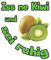 Iss ne Kiwi und sei ruhig: Monatsplaner, Termin-Kalender | Geschenk-Idee für Vegetarier, Veganer & Obst Esser | A5 | 120 Seiten