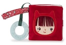 Lilliputiens, Cappuccetto Rosso Libro Tattile con Dentaruolo, Da 6 Mesi