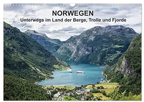 Norwegen - Unterwegs im Land der Berge, Trolle und Fjorde (Wandkalender 2025 DIN A3 quer), CALVENDO Monatskalender: Fotos aus Norwegen (CALVENDO Natur)
