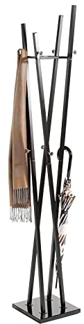 IDIMEX Kleiderständer Garderobenständer Kleiderstange Garderobe Vitus Metall schwarz lackiert