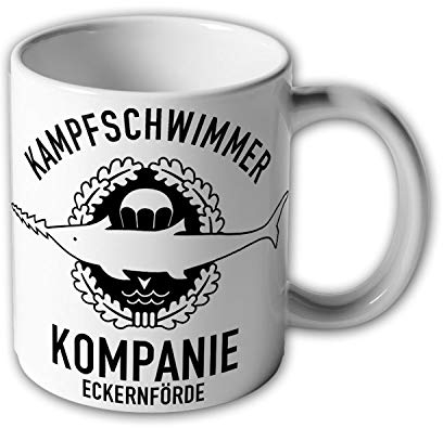Tasse Kampfschwimmer Kompanie Eckernförde Logo Wappen Abzeichen Marine #31427