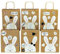 Papierdrachen XXL Geschenktüten für Kinder zu Ostern - Osterdeko - Kreatives Osternest mit 6 Papiertüten und süßem Hasengesicht - Set Nummer 2