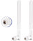 Bingfu Antenne 4G LTE SMA Mâle 8dBi Compatible avec Orange SFR Bouygues Telecom Free Mobile 4G LTE Routeur Gateway Home Téléphone Hotspot Modem Mobile Routeur Gateway Trail Caméra (Blanche)
