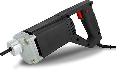 EBERTH Betonrüttler Antriebsmotor Elektrisch mit 800W, Ersatzteil für Flaschenrüttler, Betonverdichter, Für Flaschen bis 2m Länge, 230V, Ein, Aus-Schalter, Ohne Rüttelflasche