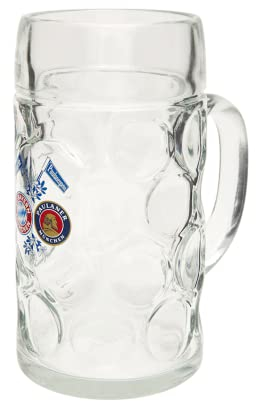 FC Bayern München Maßkrug | Bierkrug | Bierglas | 1 l | Fußball