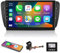 【1+32G】 Hodozzy Carplay Android Autoradio für Seat Ibiza 2009-2013,9 Zoll Autoradio Bluetooth mit Android Auto/GPS/WiFi/HiFi/RDS/USB/SWC+Canbus