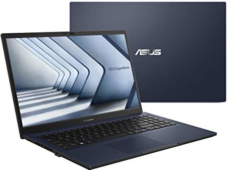 ASUS ExpertBook B1 B1502CBA-EJ0424X - Ordenador Portátil 15.6 Full HD (Intel Core i3-1215U, 8GB RAM, 256GB SSD, UHD Graphics, Windows 11 Pro) Negro Estrella - Teclado QWERTY español