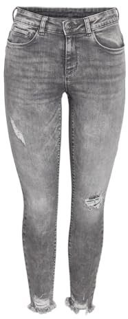 NOISY MAY NMKIMMY NW Destroy ANK SKNY AZ368MG NOOS Frauen Jeans grau W29L32