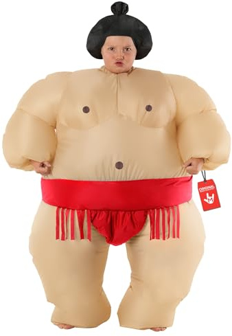 Morph Deguisement Sumo Enfant, Déguisement Gonflable Sumo, Costume Carnaval Garcon, Déguisement Halloween Enfant