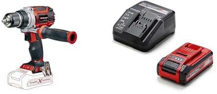 Einhell Professional Akku-Bohrschrauber TP-CD 18/60 Li BL Power X-Change (bürstenloser Motor, 13mm-Metallbohrfutter, 2-Gang-Getriebe, inkl. 3,0 Ah PLUS Akku & Ladegerät)