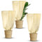 Pflanzenschutz,Winterschutz für Pflanzen, Winter Protection Set for Plants,Winterschutz für Kübelpflanzen mit Reißverschluss Zugband 100 x 80 cm(3 Stück)