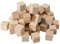 Navaris Holzwürfel Set - 50 hochwertige Kiefernklötze - Ideal zum Basteln - Holzklötzchen zum Bemalen - Perfekt für 3D-Puzzles, Stempel und Brandmalerei - Holzbausteine Natur