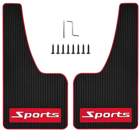 Flaconi 2PCS Paraspruzzi Auto,Paraspruzzi Universale per Auto,Parafanghi Protettivi Schizzi,Accessori Auto,Parafanghi Anteriori O Posteriori Universali,per Auto,Pickup,SUV, Furgoni,Camion