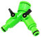 OFFSCH Garten Schlauchverteiler 2 Wege ABS Schlauchverbinder Für Gartenbewässerung Wasserhahn Adapter Für 2 Ausgänge Schlauchanschluss Für Garten Schläuche Und Zubehör