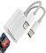 USB C Lightning auf SD Micro SD Kartenleser(2in1)TF Card Reader für iPhone16 15 14 13 Pro für iPad Type C Adapter für Apple Digitalkamera Foto Memory Stick Thunderbolt Kabel Kompatibel für Samsung S25
