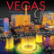 Graphique Vegas Glitzer-Wandkalender 2024, 30,5 x 30,5 cm, dickes Papier, Organizer für Zuhause und Büro, großes Monatsraster, 3 Sprachen und markierte Feiertage, 4 Monate Vorschauseite für 2025